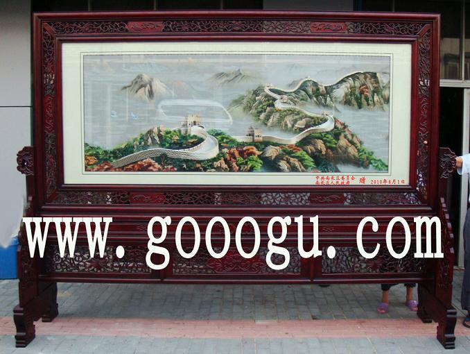 長城刺繡屏風，政府禮品