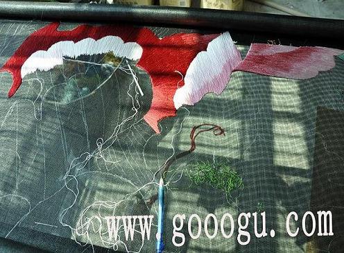 琉璃工坊屏風(fēng)、網(wǎng)格刺繡屏風(fēng)、蘇州刺繡隔斷，純手工繡高檔隔斷