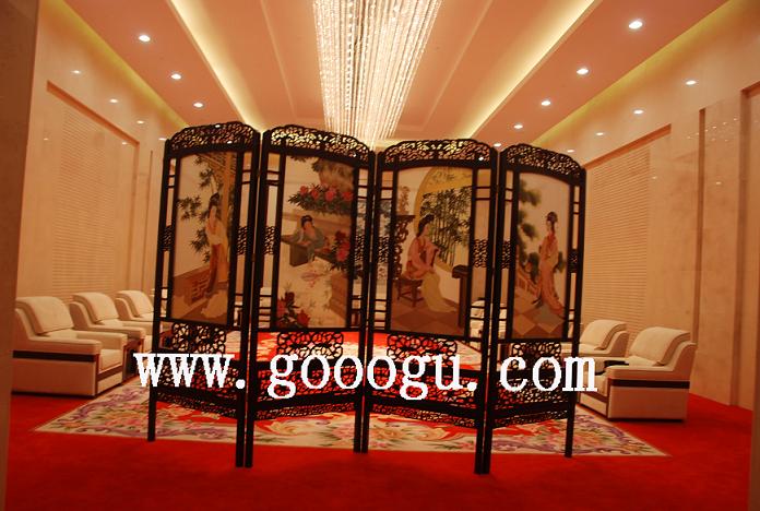 昆山高鐵刺繡屏風(fēng)：蘇繡屏風(fēng)，仕女刺繡屏風(fēng)，雙面繡屏風(fēng)