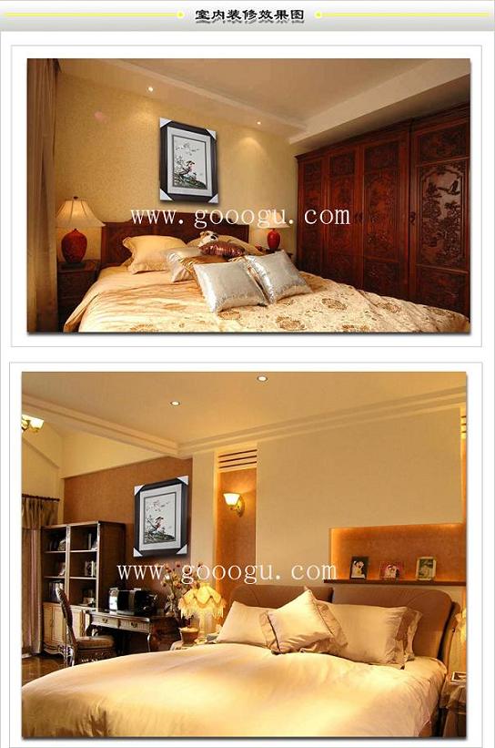 臥室裝飾效果圖、典雅大方！